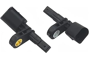 WJELET Lot de 2 capteurs de vitesse ABS avant arrière gauche droite compatible avec 7H0927803 7H0927804 sans câble pour T5 T6 Golf A3 Q3 TT Passat B6 et Jetta Touran Octavia Superb