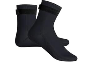 pdodo Calcetines de Neopreno 3mm: Calor, Agarre y Comodidad para Tus Deportes Acuáticos y Buceo