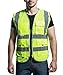 Produktbild Panegy Reflektierende Weste Sicherheitsweste mit Taschen - Neon gelb Größe M