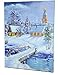 Produktbild Canvas LED Stimmungsbild - 30cmx40cm - Batteriefach (AA) - Winterlandschaft / Kirche - Weihnachtsbild