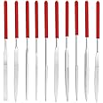 3DINNOVATIONS 10Pcs Mini 140 * 3mm Needle File Set Tools Diamond Round Files for 3D printed models,Fine Metal Sanding, Sanding, Jewelers, Hobby, Wood, Saw, Miniature, Jewelry, Plastic