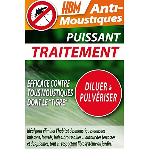 HBM antimosquitos 001-ds-rac008 Tratamiento pulverización Anti-moustique 100 ml