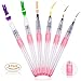 Produktbild MeFe Aquarell Pinsel Stifte Set Malerei 6 Satz von f¨¹r Aquarell, wasserlsliche Bleistifte, Pinsel Stifte, Marker, Feste Farben oder Pulverpigment (Pink)