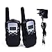 Price comparison product image Fetoo 2pcs Kids Walkie Talkies Children Walky Talky 3KM Range PMR446 with Rechargeable Battery, UK Plug Charger, Built-in LED Torch 0.5W 8 Channels VOX Flashlight Two-Way Radios (1 Pair, black) ( 8 x AAA battery and UK charger included )