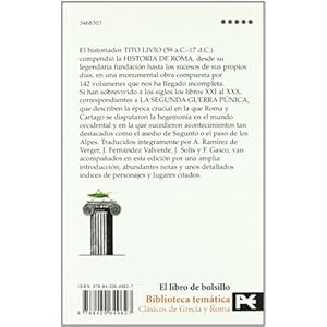 Libros XXVI-XXX (El Libro De Bolsillo - Bibliotecas Temáticas - Biblioteca De Clásicos De Grecia Y Roma)