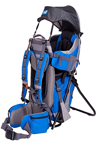 Neverland Kindertrage System Rucksack; TÜV geprüft; Premium Qualität (hervoragend verarbeitet, durchdacht, wenig Eigengewicht) - 3
