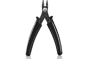 KALIONE Alicates de crimpado de cuentas, herramienta de crimpado de cuentas, herramienta de crimpado de cuentas para hacer joyas, cuentas de bricolaje