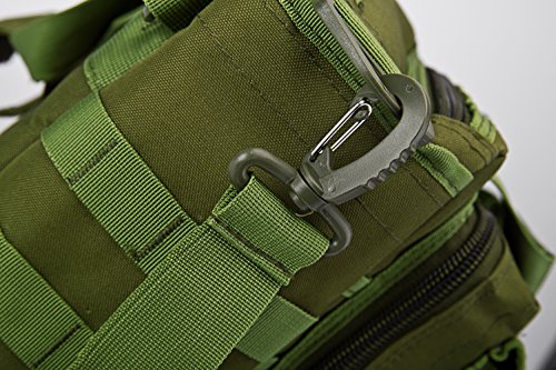 tacvasen Outdoor 38,1 cm Laptop Messenger Bag Polyester MOLLE TACTICAL muiti-pocket Wasserdicht Handtasche grün grün - 7
