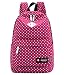 Bonmaro Polka Dot Pink Canvas Backpack RS.874.00