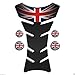 Produktbild Tankpad Motorad Draht Muster Tankschutz ' Triumph U.K. Union Jack-Flagge Klassik'' Polymer 3D