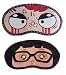 Jenna™ Angry-GirlSpecsCartoon Face Sleeping Eye Mask (Pack of 2) RS.399.00