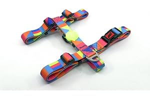 ASTORPET | Tailpetz Arnés Tipo H para Perro. Arnés Ajustable de Tacto Suave. Cierre de Seguridad y Presilla Cosida. Spirit - Talla S