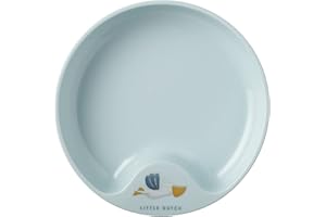 Mepal Mio – Piatto educativo – Piatto antiscivolo per bambini – adatto al microonde – lavabile in lavastoviglie – Sailors Bay