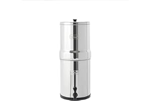 Travel Berkey - Sistema de filtro de agua con 2 elementos purificadores negros