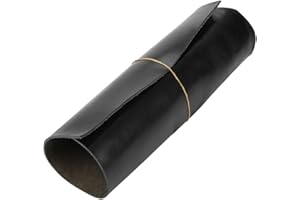 CIKONIELF Piezas de cuero, 1SF Herramienta de curtido vegetal Pieza de cuero Artesanía en cuero natural Negro para la producción o reparación de artesanías en cuero (30 * 30 * 0.2cm)