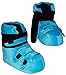 Produktbild Hausschuhe - als blaue Skischuhe - SUPERWARM - Gr. 39 - 40 - 41 - 42 - gefütterte Plüschhausschuhe / Hausstiefel / Hausschuh Stiefel warm Skischuh / für Kinder Größe Erwachsene lustig Mädchen Jungen Damen Herren / Winterhausschuhe / Ski - Hüttenschuhe