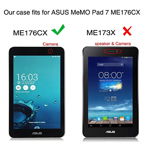 3 x Fintie Asus ME176C / ME176CX Ultra Klar Schutzfolie – High Definition Kristallklar Displayschutzfolie Premium Screen Protector für Asus MeMo Pad 7 ME176C / ME176CX 17,8 cm (7 Zoll) Tablet-PC (3 Stück) - 2
