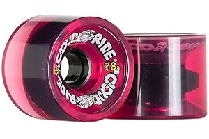 Cloud Ride! Wheels Cruiser - Ruedas de Longboard de 69 mm, 78 A, Color Rosa Transparente