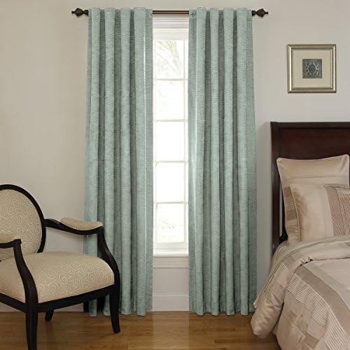 Sound Asleep Room-Darkening Noise-Reducing Backtab Window Panel, Blue River, 108-Inch by Sound Asleep