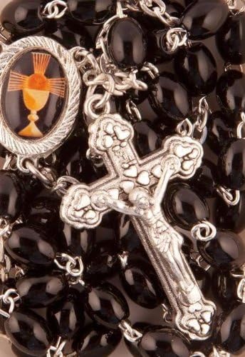 Rosary Communion Gift.Holy Communion present. Boy's Communion beads