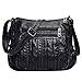 Produktbild Mitlfuny handbemalte Ledertasche, Schultertasche, Geschenk, Handgefertigte Tasche,Damenmode Umhängetasche Schwarz Umhängetasche Schultertasche Lässig Wild