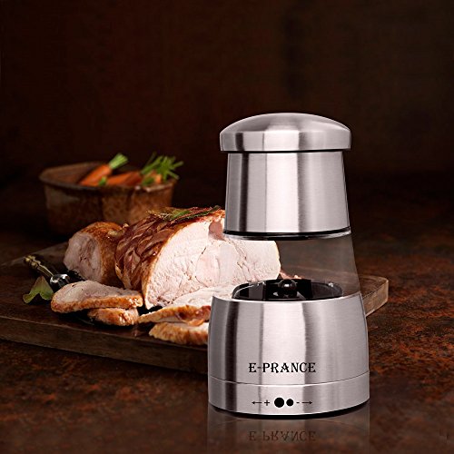 E-PRANCE® Pfeffermühle/Salzmühle/Salzstreuer/Gewürzmühle mit Keramikmahlwerk - 5