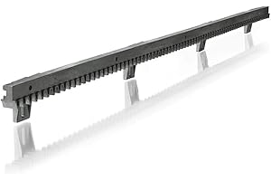 Somfy 2401294 - Medidor de bastidor bajo para puertas correderas, compatible con motores Freevia, Slidymoove y LS, negro, 1 x 1 m