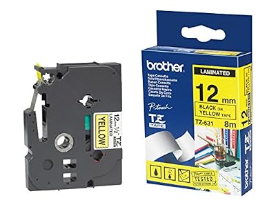 Brother Bande imprimante noir, transparent Rouleau (1,2 cm x 7,7 m) 1 unités