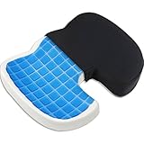 Proveon Orthopädisches Gel-Sitzkissen – Steissbeinkissen aus Visco-Memory-Schaum – wirkt druckentlastend und schmerzlindernd bei Steißbein- und Rückenschmerzen, Dekubitus oder Hämorrhoiden Proveon Orthopädisches Gel-Sitzkissen – Steissbeinkissen aus Visco-Memory-Schaum – wirkt druckentlastend und schmerzlindernd bei Steißbein- und Rückenschmerzen, Dekubitus oder Hämorrhoiden