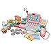 Produktbild Rolanli Supermarkt Kasse Spielzeug, 24 Stück Supermarktkasse Scanner Rollenspiel Spielzeug mit Intelligenter Automatischer Spracherkennung für Kinder