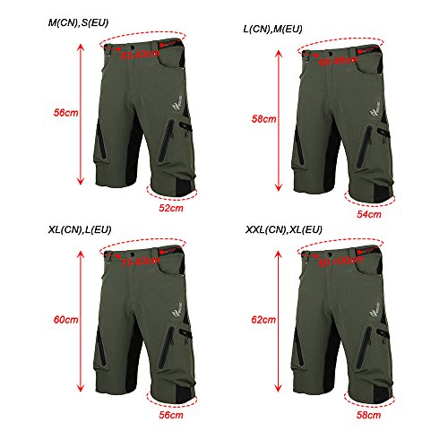 Lixada Outdoor Sport Hosen Atmungsaktive mit Reißverschluss - 4