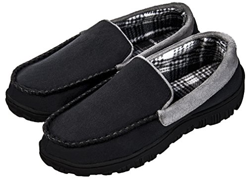 MIXIN, Mocassini Uomo, Nero (Black And Grey), 44.5