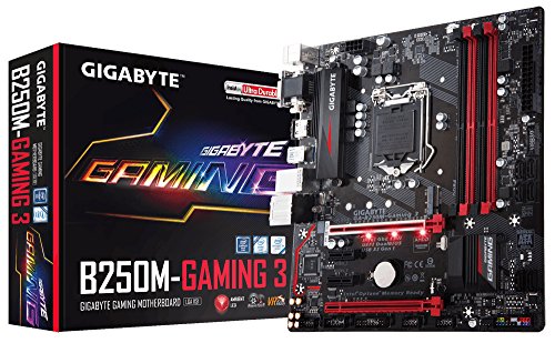 Preisvergleich Produktbild Gigabyte GA-B250M-GAMING 3 Mainboard schwarz