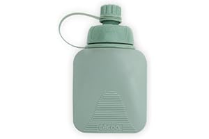 CÉCOA • Gourde à Compote Réutilisable 130ml • Silicone Alimentaire • Souple et Sans BPA • Fermeture Étanche Anti-Fuite • Facile à Nettoyer • Idéal Snack Sain Enfants et Adultes • Coloris Aléatoire