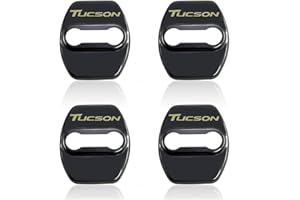 XLUCBS 4 Pezzi di Copertura per Serratura della portiera dell'auto, per Hyundai Tucson 2005-2021 2019 Accessori Decorativi per coperture protettive in Acciaio Inossidabile