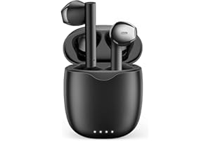 Godyse Cuffie Bluetooth, Auricolari Bluetooth 5.3 con 4 Mic Cuffie Wireless Bluetooth ENC Cancellazione Rumore 36H LED Display IP6 Impermeabili HiFi Stereo Cuffie Senza Fili per Android iOS Nero