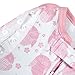 Woombie Convertible Swaddle (0 - 3 Months, Pink Owls)