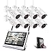 Price comparison product image ANRAN Security Camera Systems Wireless with Monitor 8CH Home Surveillance Camera System with 3TB Hard Drive +8pcs 2.0MP Waterproof CCTV Bullet Cameras Plug & Play Crystal Night Vision Free Remote App