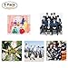 Produktbild Coaste Antilane 5 Pack Kpop BTS Brillenputztuch Werkstatttuch Mikrofasertücher Displayputztuch Reinigungstuch | Jungkook, Jimin, V, Suga, Jin, J-Hope, Rap Monster | Ideal für die Reinigung von Gläsern, Brille, iPad, Tablets, Notebook, Touchscreen Display, Smartphone, Glas, LCD-Bildschirmen