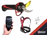 Maletín para guardar todo. Infaco: tijeras eléctricas/electrónicas con pilas Electrocoup F3015 de corte medio hasta a 45 mm, tijeras de podar