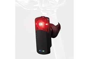 Bryton GARDIA R300L Ciclismo/Radar per Biciclette con Luce Posteriore, Avvisi Visivi ed Acustici per Veicoli Fino a 190 metri di Distanza.