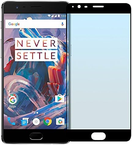 NEVEQ OnePlus 3/3T Full Screen (Black) Screen Protector, Premium Tempered Glass Screen Protector for OnePlus 3 (3T, Full Screen) Black (5.5 in) Display.