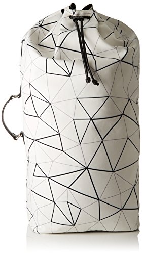 Preisvergleich Produktbild Boscha Damen Rucksackhandtasche, Mehrfarbig (Black / White), 26x80x35 cm