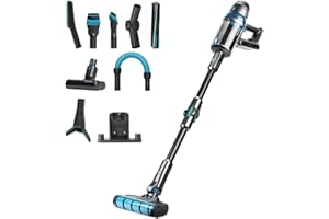 Cecotec Aspirador Escoba sin Cable Conga Rockstar 1500 Ultimate ErgoFlex. Motor Digital, 3 en 1, 680 W, 26 kPa, Modo Automático, Tubo Flexible, 90 Minutos de Autonomía, Kit de Accesorios