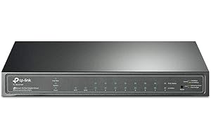 TP-Link TL-SG2210P V3 - Interruptor Gigabit Gestionado Inteligente Jetstream de 8 Puertos | PoE+ @61W, 2 Ranuras SFP | Compatible Con Omada SDN | Recuperación PoE | IPv6 | Enrutamiento