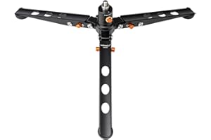 Walimex Pro Ground Rocker GR230 - Supporto da pavimento, inclinabile, girevole a 360°, con testa sferica, portata 18 kg, ragno per monopiede Tripod, grande superficie di appoggio 50 cm