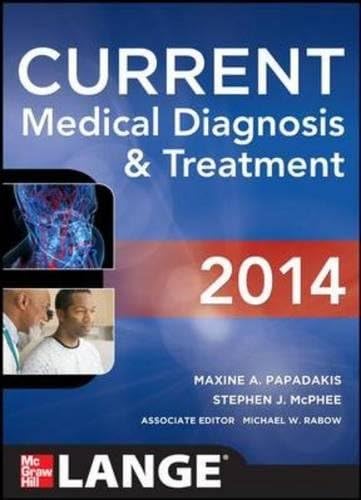 CURRENT Medical Diagnosis and Treatment 2014 (LANGE CURRENT Series)