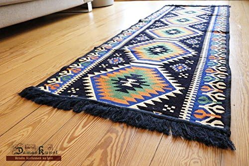 200 cm x 70 cm Carpet Kilim Oriental Rug Kelim in Germany /Floor Mat,Tapestry wall hanging ,Floor runner, Area Rug, Rugs,Teppich,Läufer,Tapis,alfombra, New, Damaskunst S 1-3-79