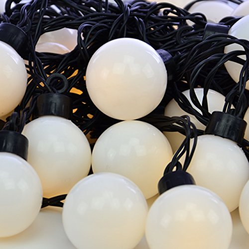 20er LED Lichterkette Partybeleuchtung Biergarten Stimmungslichter außen (warmweiß) - 2