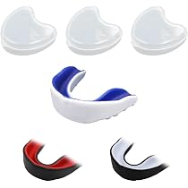 Hopeymy26 Lot De 5 Protège-Dents Boxe Enfant Et Adulte – Confortable, Ajustable, Pour Rugby, Boxe, Arts Martiaux, Hockey, Taekwondo Et Sports De Contact